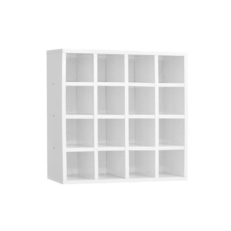 Nicho Porta Toalhas 16 Lugares 52x52cm Branco Ajl Móveis - 1