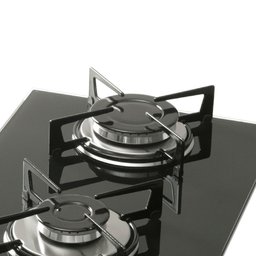 Fogão Cooktop Fischer 2 Bocas Gás Dominó, Mesa Vidro - Preto - 3