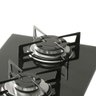 Fogão Cooktop Fischer 2 Bocas Gás Dominó, Mesa Vidro - Preto - 3