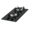 Fogão Cooktop Fischer 2 Bocas Gás Dominó, Mesa Vidro - Preto - 1