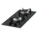 Ver imagem 1 de Fogão Cooktop Fischer 2 Bocas Gás Dominó, Mesa Vidro - Preto