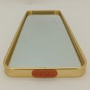 Ver imagem 3 de Bandeja Decorativa de Metal Dourado 3x35x12cm Servir Mesa Organizar Café