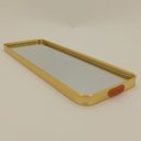Ver imagem 4 de Bandeja Decorativa de Metal Dourado 3x35x12cm Servir Mesa Organizar Café