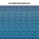 Ver mais imagens de Poltrona com braço Mava Algodão Azul Madeira Cedro Corda Plana Poliéster Azul