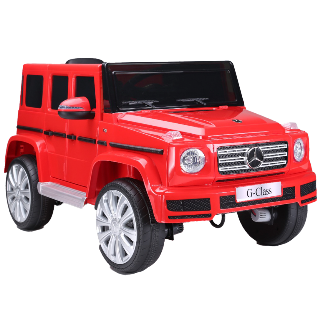 Mini Mercedes-Benz G 500 Vermelho Preto Carro Elétrico Infantil A Bateria Para Crianças Motorizado