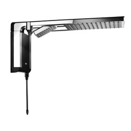 Chuveiro Lorenzetti Preto / Cromado Acqua Duo Ultra 220v/7800w - 6