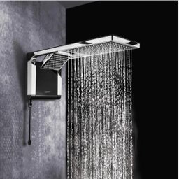 Chuveiro Lorenzetti Preto / Cromado Acqua Duo Ultra 220v/7800w - 8