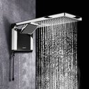 Ver imagem 2 de Chuveiro Lorenzetti Preto / Cromado Acqua Duo Ultra 220v/7800w