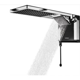 Chuveiro Lorenzetti Preto / Cromado Acqua Duo Ultra 220v/7800w - 7