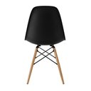 Ver imagem 5 de Cadeira Charles Eames Eiffel Preta em Polipropileno para Sala de Jantar e Cozinha