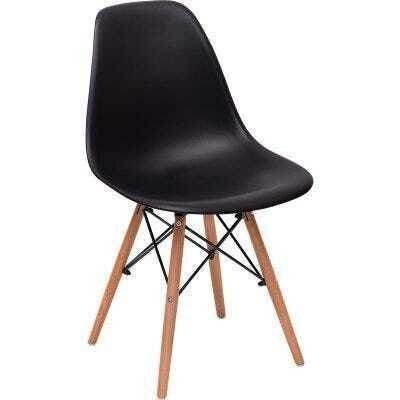 Cadeira Charles Eames Eiffel Preta Base Madeira Sala Jantar Cozinha Escritório é boa?