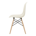 Ver imagem 4 de Cadeira Polipropileno Eiffel Wood; Design Moderno para Sala de Jantar e Cozinha