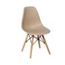 Cadeira Polipropileno Eiffel Wood La Mobilia: Design Moderno para Sala de Jantar e Cozinha - 1