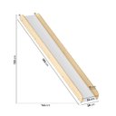 Ver imagem 2 de Escorregador para Beliche Reversível New Garden Casatema MadeiraOriginals Branco/Marrom