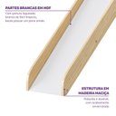 Ver imagem 3 de Escorregador para Beliche Reversível New Garden Casatema MadeiraOriginals Branco/Marrom