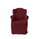 Ver imagem 2 de Poltrona Amamentação Balanço Bege + Puff:bordo
