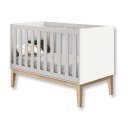 Ver imagem 3 de Jogo de Quarto Bebê Completo 3 Portas Classic Branco Pés Madeira Natural