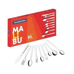 Faqueiro 91 Peças Inox Malibu Tramontina 23799037