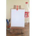 Ver imagem 3 de Kit Pintura Cavalete Tinta Pincel Prancheta 10 Folhas A5