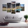 Conjunto de 5 Telas Decorativas em Canvas Forgotten Grande - 1