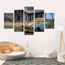 Conjunto de 5 Telas Decorativas em Canvas Forgotten Grande - 3