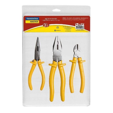 Kit Ferramentas Tramontina 3 Peças Alicates 43409/107
