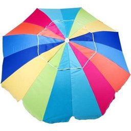 Guarda-sol Alumínio 2,10 Metros com Saca Areia Cancun Mor - 1