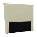 Ver imagem 2 de Cabeceira Decorativa King Size 1,95m Trento PU Marfim - Gran Belo