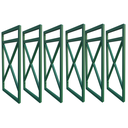 Ver imagem 1 de Seis Suporte Para Prateleira Estilo Industrial 06 Un. Verde