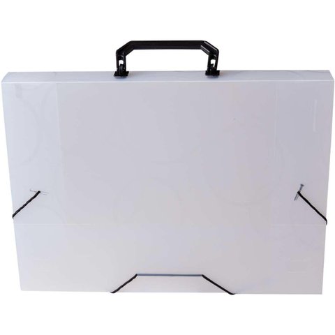 Maleta Plastica com Alca Dellosmile Oficio Cristal