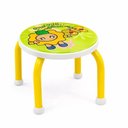 Ver imagem 1 de Banqueta Infantil Cadeira Degrau Multiuso Estudos Lanche Quarto Penteadeira Meninas Amarelo