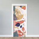 Ver imagem 1 de Adesivo de Porta - Floral Contemporâneo 4