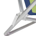 Ver imagem 3 de Cadeira Reclinável Mor, Alumínio, Cores Sortidas - 2104