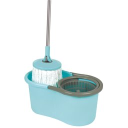 Esfregao Mop 13 Litros Limpeza Pratica Azul Mor - 2