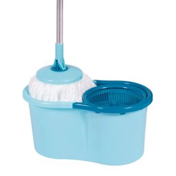 Esfregao Mop 13 Litros Limpeza Pratica Azul Mor - 1