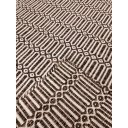 Ver imagem 2 de Tapete Kilim Guzerate 200x300 Marrom Cru