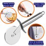 Cortador de Pizza e Massas em Inox com Cabo Rose Gold 21cm - Wp Connect Cortador de Pizza Massas em  - 5