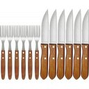 Ver imagem 5 de Facas e Garfos para Churrasco 12 Pçs Mor