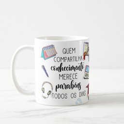 Caneca Presente Dia Dos Professores Para Secretaria Escolar - 1