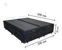 Ver imagem 4 de Cama Box Baú Queen com Blindagem Fabricação Própria Blindada - Suede - Marrom