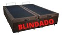 Ver imagem 1 de Cama Box Baú Queen com Blindagem Fabricação Própria Blindada - Suede - Marrom