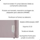 Ver imagem 3 de Cabeceira de Cama Box Estofada 140 Cm Casal Stela Veludo