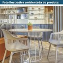 Ver imagem 4 de Kit 4 Cadeiras Montreal Marcela Fratini Almofada em Pu Estrutura em Polipropileno Nude