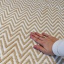 Ver imagem 3 de Tapete Artesanal Kilim Nira Fendi Cru 200 x 250