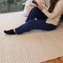 Ver imagem 6 de Tapete Artesanal Kilim Nira Fendi Cru 200 x 250