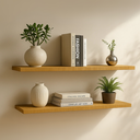 Ver imagem 2 de 2 Prateleiras Mdf 30x100cm para Sala sem Suporte 18mm