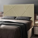 Ver imagem 4 de Cabeceira Cama Box Casal Queen Size Mali 160Cm Bege
