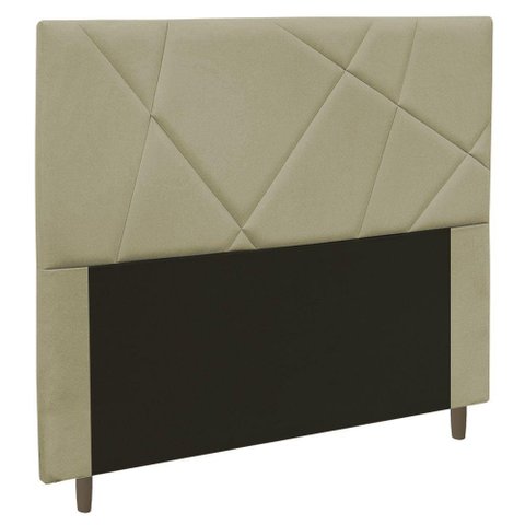 Cabeceira Cama Box Casal Queen Size Mali 160Cm Bege