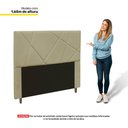 Ver imagem 3 de Cabeceira Cama Box Casal Queen Size Mali 160Cm Bege