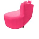 Ver imagem 6 de Namoradeira Sofá Feijão Suria 150cm Orgânica Couro Rosa Pink